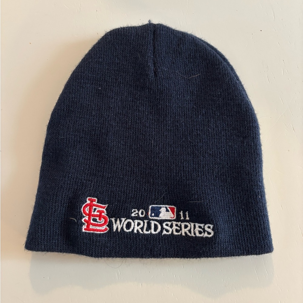 2011 St. Louis Cardinals World Series Beanie – Navy Blue